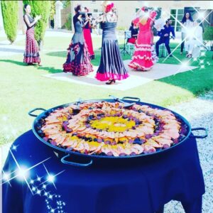 Paella Royale en cuisson sur place