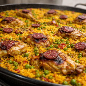 Paella Sans crustacés