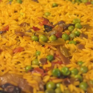 Paella Végane sans viande sans crustacés